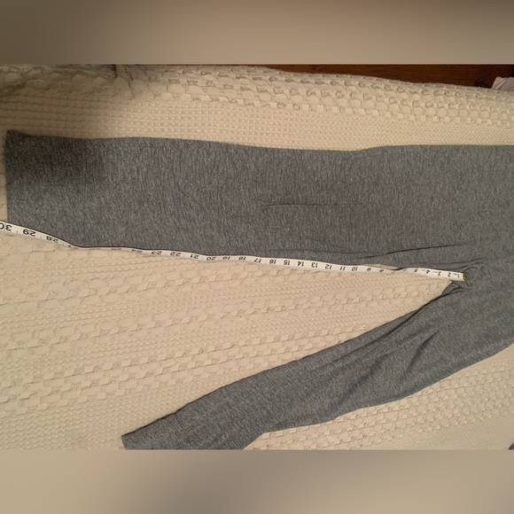 Monrow Long Sleeve Henley Jumpsuit Heather Grey Small - Picture 9 of 10